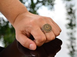 Kurt Başlı Yüzük, Gümüş Kurt Yüzüğü, 925 Ayar Gümüş Erkek Yüzüğü, Büyük Yüzük - Görsel 7