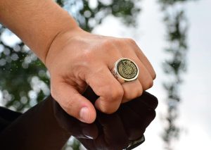 İslami İkhlas Suresi Yüzüğü, Gümüş Yüzük, 925 Ayar Gümüş Erkek Yüzüğü, Büyük Yüzük - Görsel 7