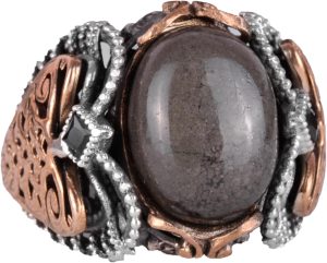 Gerçek Doğal Pirit Taşlı Yüzük, 925 Ayar Katı Gümüş Erkek Yüzük, Refah Manifestasyonu Tasarımı