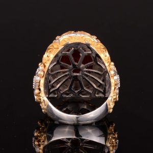 Gerçek Doğal Yakut Taşlı Yüzük, Doğum Taşı Yüzüğü, Gerçek Taş Yüzük, Sterlin Gümüş Yüzük - Görsel 7