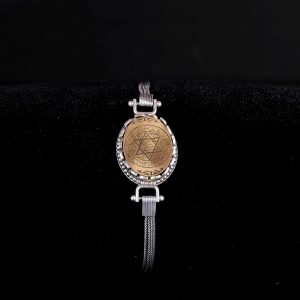 925 Ayar Gümüş Bilezik - Sembolik Oymalarla Mevcut Tasarımlar (KMBBRCLT, Davud Yıldızı, KMBSYMB) - Görsel 3