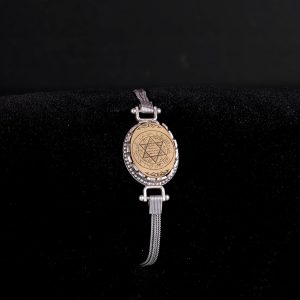 925 Ayar Gümüş Bilezik - Sembolik Oymalarla Mevcut Tasarımlar (KMBBRCLT, Davud Yıldızı, KMBSYMB) - Görsel 2