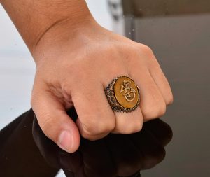 Doğal Kaplan Gözü Taşlı Yüzük - 925 Ayar Gümüş Yüzük - Erkeğe Özel Yüzük - Görsel 7