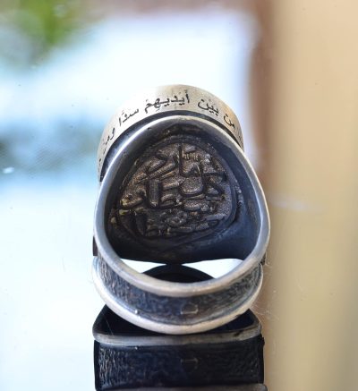 Pusula Simgesi ile 925 Ayar Gümüş Erkek Yüzük - Görsel 8