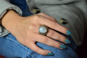 El yapımı Yemeni Akik Yüzük, 925 Ayar Gümüş Erkek Yüzük, Doğal Şifa Taşı - Görsel 7