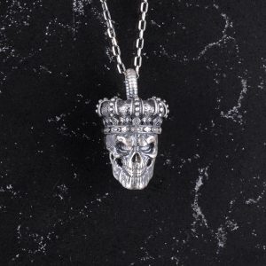 Gothic Kolye - 925 Ayar Gümüş Erkek Kolye - El Yapımı Kolye - Görsel 4