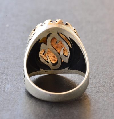 Erkekler için Düz 925 Ayar Gümüş Yüzük Gerçek Doğal Bej Ağaç Taşı Değerli Taş Yüzük Vintage Tasarım Değerli Taş Takı Erkek Gümüş Yüzük Başak Burcu Takı Hediye Olarak Ağaç Taşı Sembolik Takı - Görsel 8