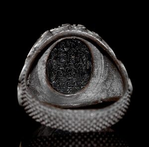 Ateşli Gümüş Yüzük, Hz. Ali Bin Abu Talib, İslami Yüzük, Müslüman Yüzük - Görsel 6