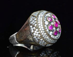 Sterling Gümüş Unisex Yüzük, Camii Yüzüğü, Kubbe Yüzüğü, Sultan Yüzüğü - Görsel 4