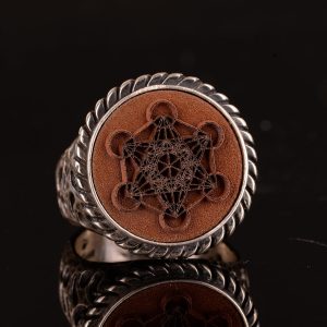 El Yapımı 925 Ayar Katı Gümüş Yüzük - Metatron'un Belirgin Mühür Tasarımı - Erkekler için Özel Yüzük - Zamansız Zarafet ve Ona Hediye Edilecek Farklı Bir Seçenek - Görsel 6