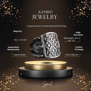 925 Ayar Gümüş Erkek Yüzük - Gizli Kapaklı - Sır Kutusu Yüzüğü - Görsel 2