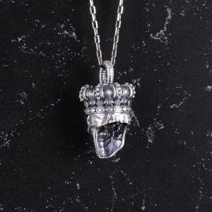 Gothic Kolye - 925 Ayar Gümüş Erkek Kolye - El Yapımı Kolye - Görsel 5