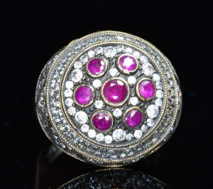 Sterling Gümüş Unisex Yüzük, Camii Yüzüğü, Kubbe Yüzüğü, Sultan Yüzüğü - Görsel 2