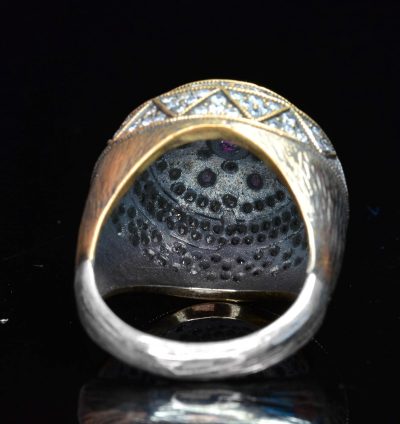 Sterling Gümüş Unisex Yüzük, Camii Yüzüğü, Kubbe Yüzüğü, Sultan Yüzüğü - Görsel 5