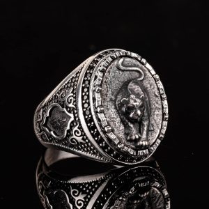 925 Ayar Gümüş Erkek Panter Yüzüğü - Cesur ve Şiddetli Tasarım, Günlük Kullanım ve Özel Günler için İdeal - Görsel 3