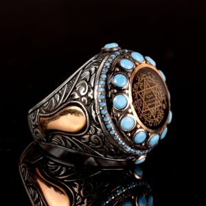 925 Ayar Gümüş Yüzük, Davut Yıldızı Yüzüğü, Süleyman Mührü Yüzüğü - Görsel 5