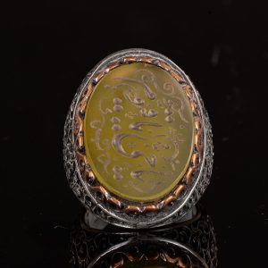 Regal ve Sembolik Erkek 925 Ayar Gümüş Yüzük Koleksiyonu - Doğal Taşlar ve Sembolik İkonlarla Süslenmiştir - Görsel 2