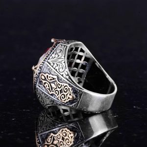 925 Ayar Sterling Gümüş Yüzükler, Renksiz Oluşturulmuş Taş Yüzük - Çeşitli ve Farklı Koleksiyon, Moda Takı - Görsel 7