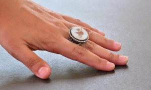 925 Ayar Gümüş Yüzük - Damgalı Erkek Yüzüğü - Semboller Yüzüğü (Osmanlı Simgesi) - Görsel 8