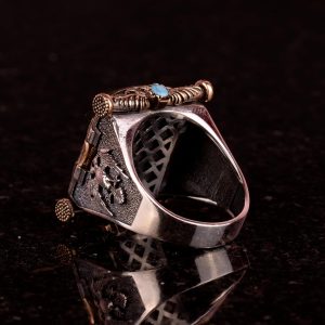 David Yıldızı Gümüş Yüzük, 925 Ayar Gümüş Yüzük - Görsel 6