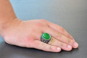 Erkekler için Şık Doğal Taş Koleksiyonu: 925 Ayar Gümüş Yüzükler - Jade Taşı Seçimi - Görsel 6