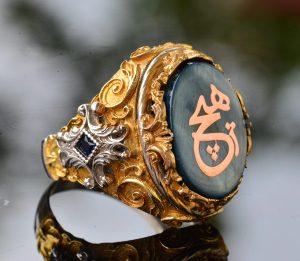 İslami Yüzük, Müslüman Yüzük, 925 Ayar Gümüş Yüzük, Erkekler İçin Yüzük - Görsel 4