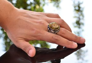 Solomon Yüzüğü, Kabbalah Yüzüğü, El Yapımı Yüzük, Davud Yıldızı Erkek Yüzüğü, Kral Süleyman Yüzüğü - Görsel 6