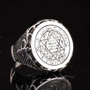 Sterling Gümüş Erkek Yüzük, Davut Yıldızı Yüzük, Sembolik Yüzük, Davut Yüzüğü - Görsel 4