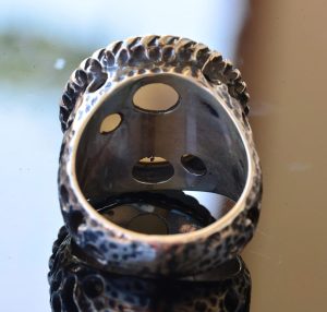 925 Ayar Gümüş Yüzük - İmza Erkek Yüzüğü - Semboller Yüzüğü (Kuzey Yıldızı) - Görsel 6