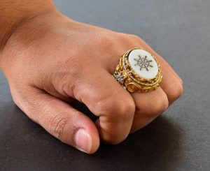 Denizci Yüzüğü, Dümenci Yüzüğü, Direksiyon Yüzüğü, 925 Ayar Gümüş Yüzük - Görsel 7