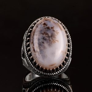 Gerçek Doğal Yemen Agat Taşı Yüzük, 27.90 Karat, Gümüş Yüzük, Osmanlı Mühür Yüzüğü, Erkek Yüzüğü - Görsel 5