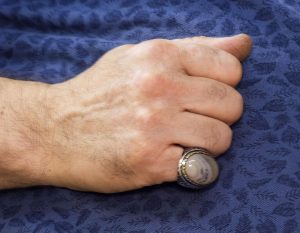 Erkekler için 925 Ayar Gümüş Yüzük, Yemeni Akik Doğal Taş ile - Görsel 4