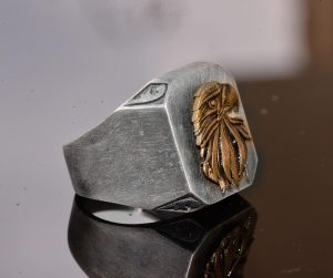 925 Ayar Gümüş Erkek Yüzük - Yüzükler - El Yapımı Yüzük (Kartal) - Görsel 4