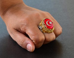 Erkekler için Gümüş Ay Yıldız Yüzük - Ay ve Yıldız Özel Gümüş Yüzük - Görsel 7