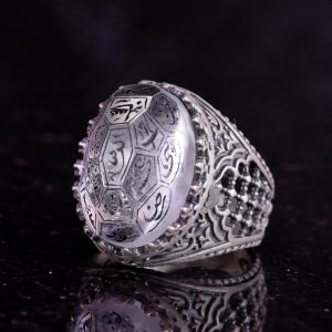 Gerçek Doğal Kristal Taş Yüzük, 26,75 Karat, Gümüş Yüzük - Görsel 5