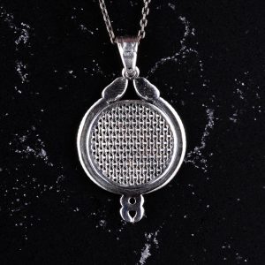 925 Ayar Gümüş Davud Yıldızı Kolye Ucu - El Yapımı Mistik Koruma Kolye Ucu - Görsel 4