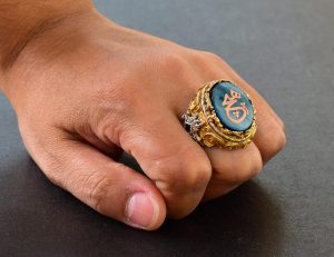 İslami Yüzük, Müslüman Yüzük, 925 Ayar Gümüş Yüzük, Erkekler İçin Yüzük - Görsel 7