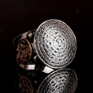 Erkekler için 925 Ayar Gümüş İslami Esma-ul Hüsna Yüzük - Ruhsal ve Şık Tasarım - Görsel 3