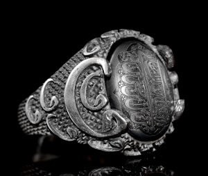 Ateşli Gümüş Yüzük, Hz. Ali Bin Abu Talib, İslami Yüzük, Müslüman Yüzük - Görsel 3