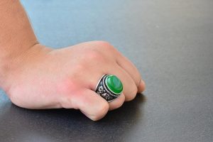 Erkekler için Şık Doğal Taş Koleksiyonu: 925 Ayar Gümüş Yüzükler - Jade Taşı Seçimi - Görsel 7