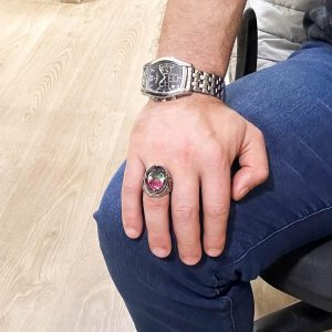 925 Ayar Sterling Gümüş Yüzükler, Renksiz Oluşturulmuş Taş Yüzük - Çeşitli ve Farklı Koleksiyon, Moda Takı - Görsel 3