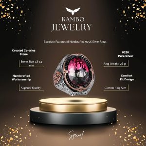 925 Ayar Sterling Gümüş Yüzükler, Renksiz Oluşturulmuş Taş Yüzük - Çeşitli ve Farklı Koleksiyon, Moda Takı - Görsel 2