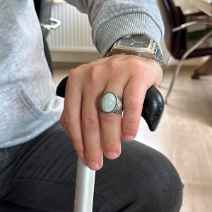 Doğal Taş Yüzük, 925 Ayar Gümüş Yüzük, (Aytü) - Görsel 3