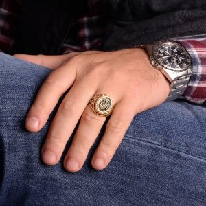 925 Ayar Gümüş Yüzük - Sembol Yüzükler - Erkek Yüzükleri (Grim Reaper) - Görsel 3