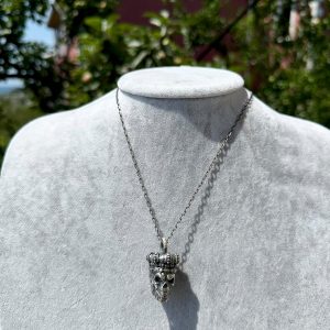 Gothic Kolye - 925 Ayar Gümüş Erkek Kolye - El Yapımı Kolye - Görsel 3