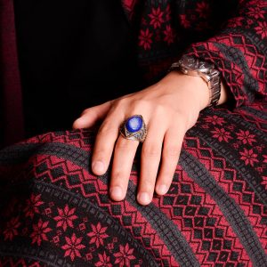 Gerçek Doğal Druzy Kristal Kuvars Taş Yüzük, Vintage Yüzük, 925 Ayar Gümüş Yüzük - Görsel 3