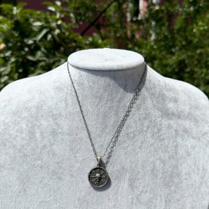 925 Ayar Gümüş Kolye - Gümüş Kafatası Kolye - Ayrıntılı Tasarım, Gotik Takı - Görsel 3