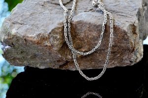 925 Ayar Gümüş Erkek Zincir, El Yapımı Erkek Zincir, Zincir Takı, Erkekler İçin Kolye, Kral Zinciri - Görsel 7