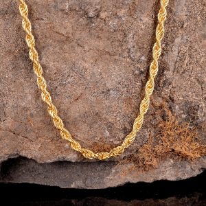 925 Ayar Gümüş İp Zincir, Erkek Zincir, Zincir Kolye, Gümüş Erkek Takısı - Görsel 2