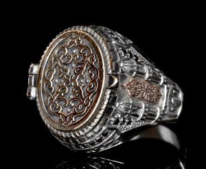 Erkekler için Gümüş Yüzük - Camii Tasarımı, İslami Yüzük - Görsel 3